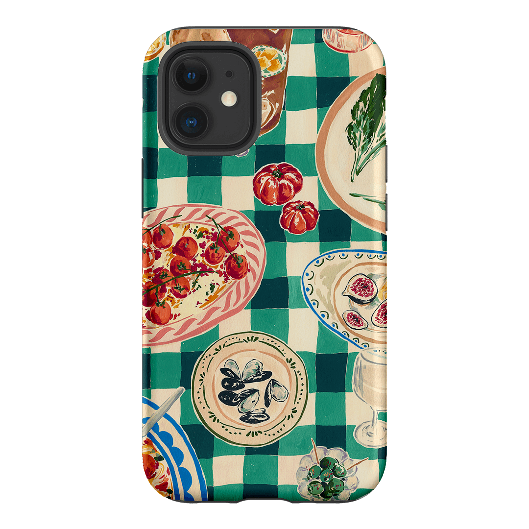 Evening Alfresco Printed Phone Cases iPhone 12 Mini / Armoured by Charlie Taylor - The Dairy