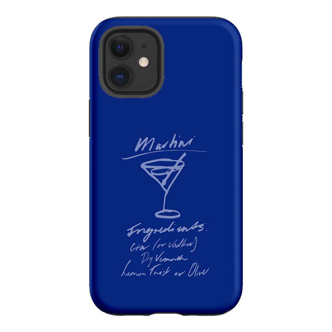 Martini Mood Blue Printed Phone Cases iPhone 12 Mini / Armoured by The Dairy - The Dairy