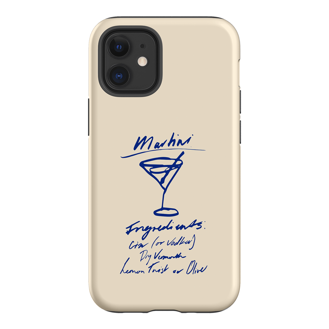 Martini Mood Cream Printed Phone Cases iPhone 12 Mini / Armoured by The Dairy - The Dairy