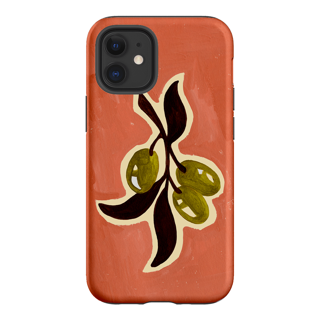 Olives Printed Phone Cases iPhone 12 Mini / Armoured by Studio Bon - The Dairy