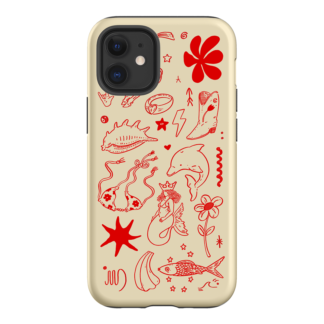 Spiced Cowboy Cream Printed Phone Cases iPhone 12 Mini / Armoured by Easty Beasty - The Dairy