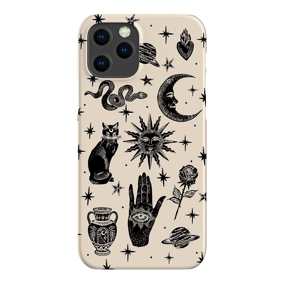 Astro Flash Beige Printed Phone Cases by Veronica Tucker - The Dairy