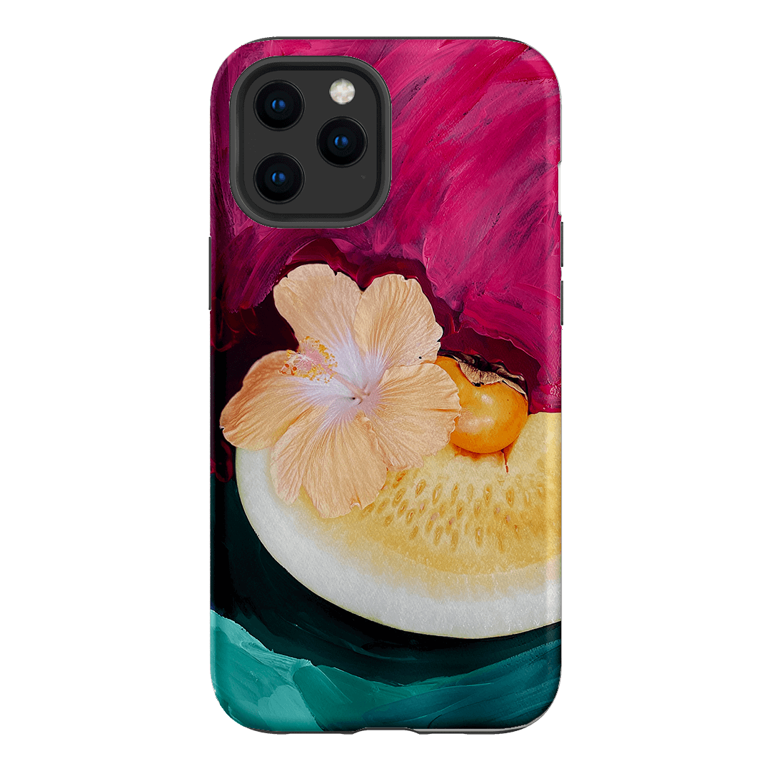 Hibiscus Melon Printed Phone Cases iPhone 12 Pro / Armoured by Nicole Nelius - The Dairy