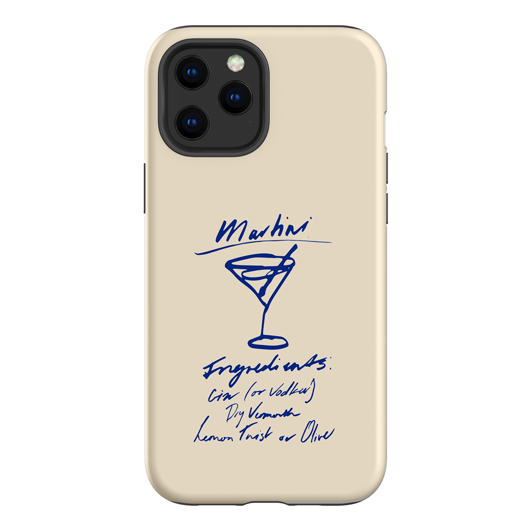 Martini Mood Cream Printed Phone Cases iPhone 12 Pro / Armoured by The Dairy - The Dairy