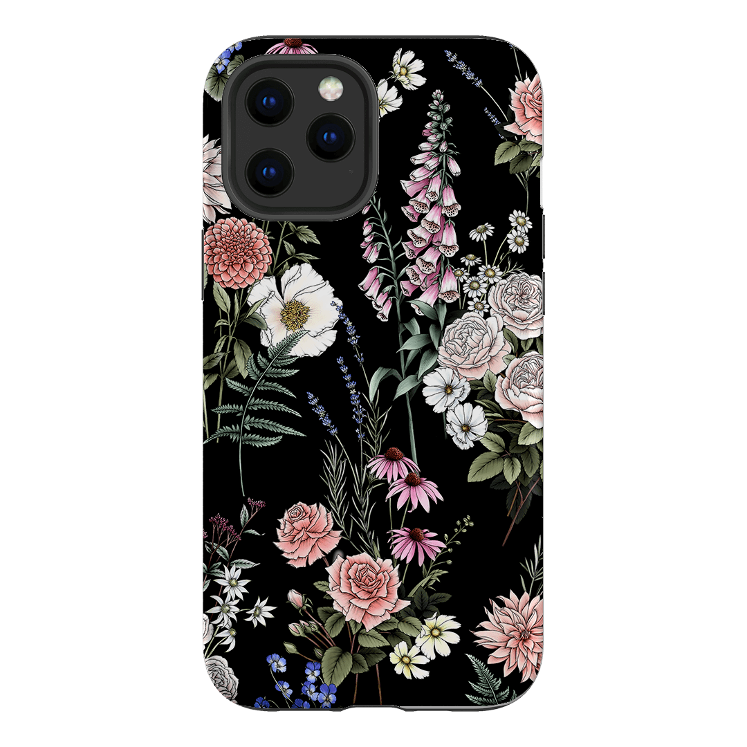 Garden Party Noir Printed Phone Cases iPhone 12 Pro Max / Armoured by Typoflora - The Dairy