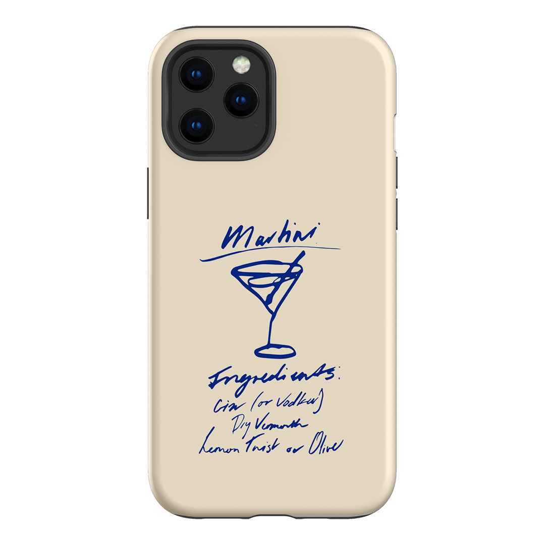 Martini Mood Cream Printed Phone Cases iPhone 12 Pro Max / Armoured by The Dairy - The Dairy