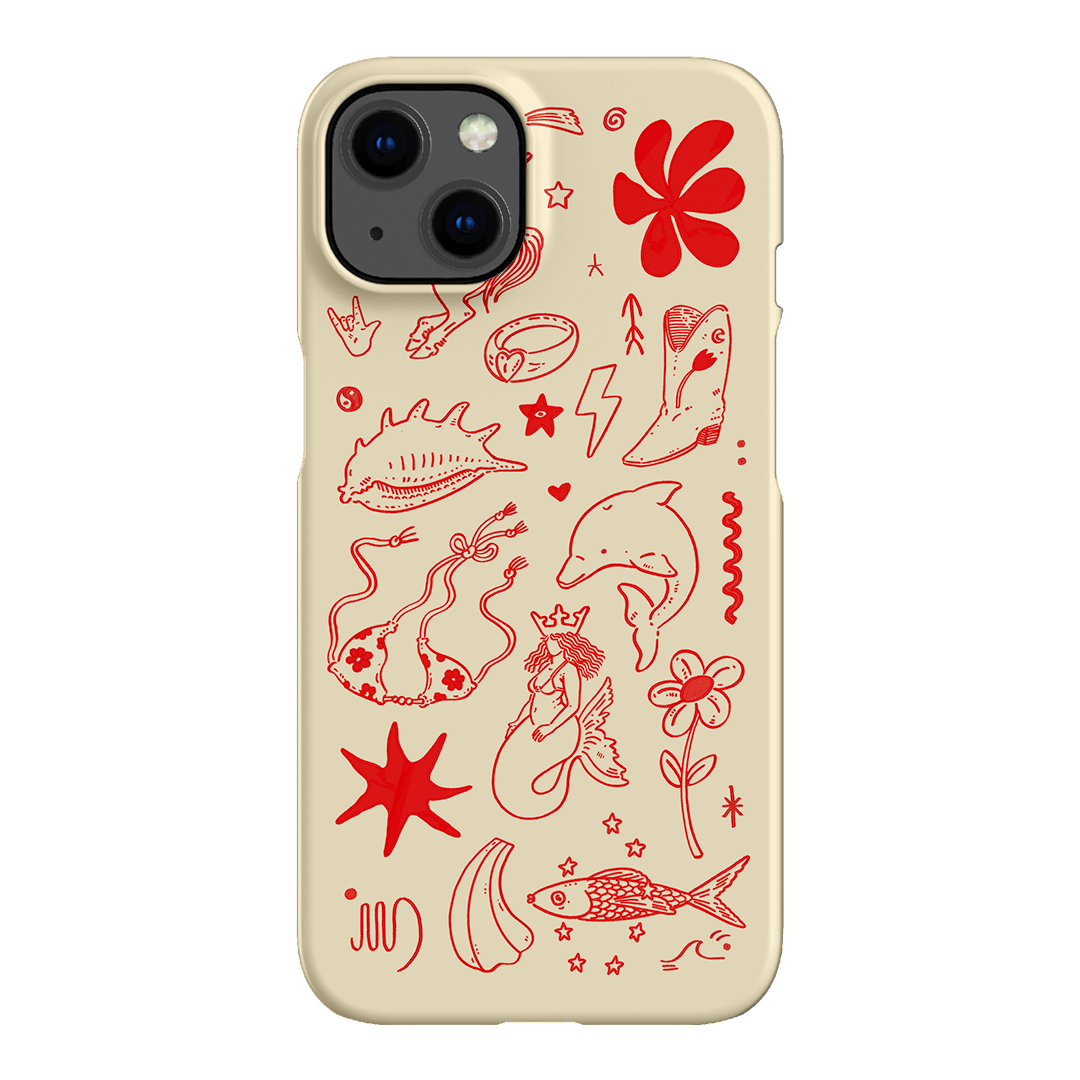 Spiced Cowboy Cream Printed Phone Cases iPhone 13 / Snap by Easty Beasty - The Dairy