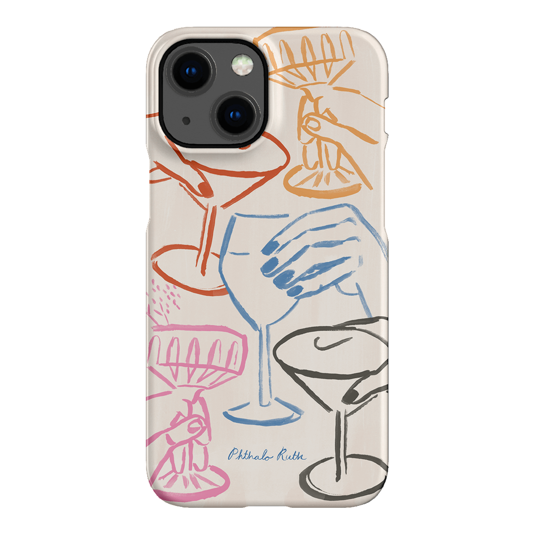 Cheers Multi Printed Phone Cases iPhone 13 Mini / Snap by Phthalo Ruth - The Dairy