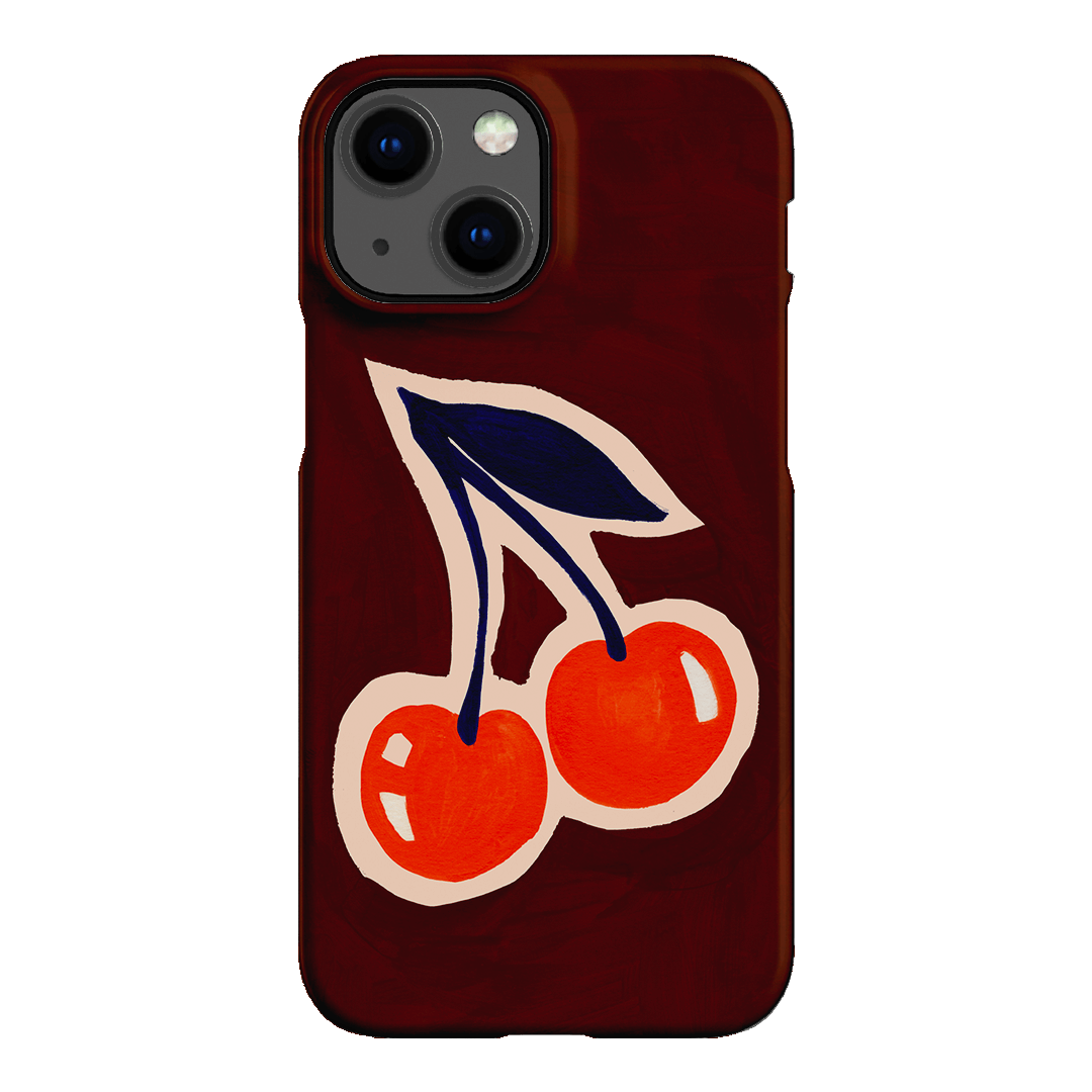 Cherries Printed Phone Cases iPhone 13 Mini / Snap by Studio Bon - The Dairy