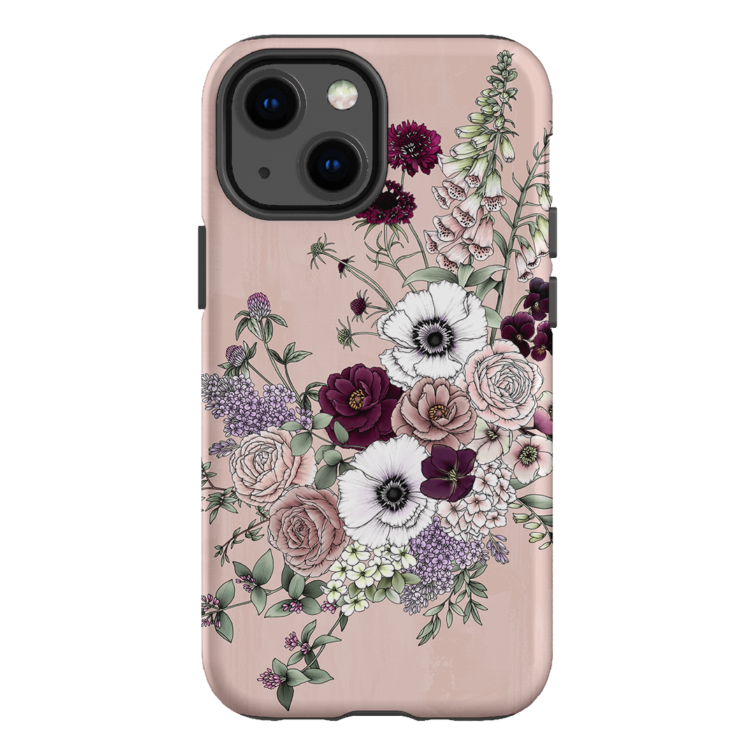 Blush Wildflowers Printed Phone Cases iPhone 13 Mini / Armoured by Typoflora - The Dairy