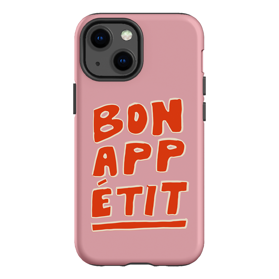 Bon Appetit Pink Printed Phone Cases iPhone 13 Mini / Armoured by The Dairy - The Dairy