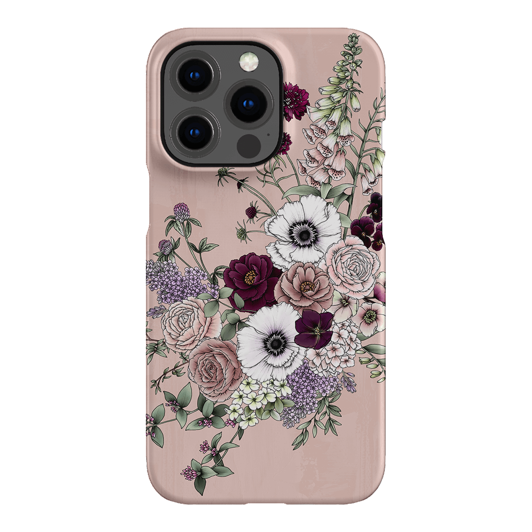 Blush Wildflowers Printed Phone Cases iPhone 13 Pro / Snap by Typoflora - The Dairy