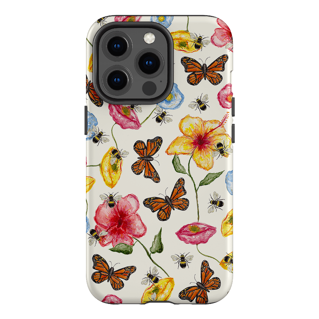 Butterflies & Bees Printed Phone Cases iPhone 13 Pro / Armoured by BG. Studio - The Dairy