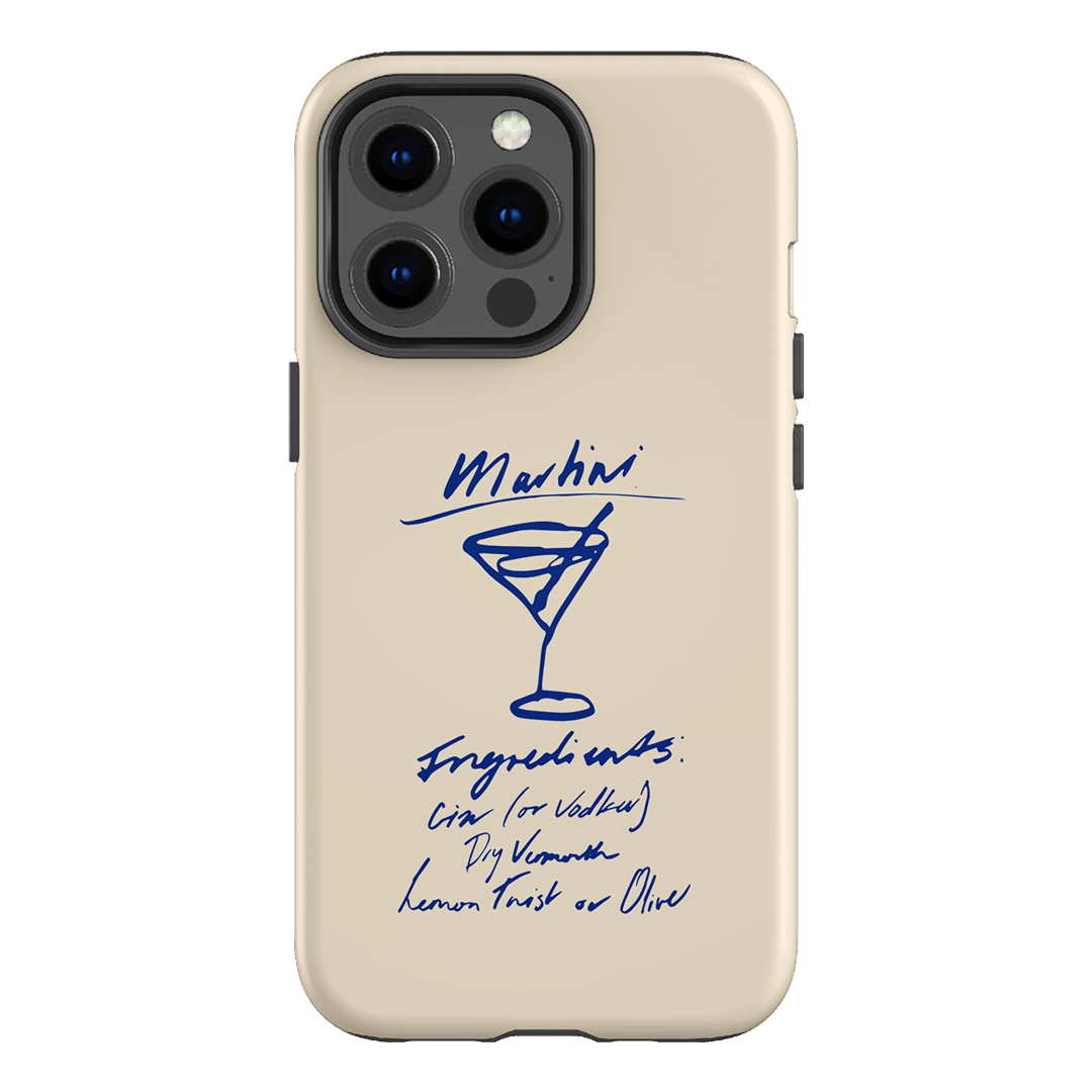 Martini Mood Cream Printed Phone Cases iPhone 13 Pro / Armoured by The Dairy - The Dairy