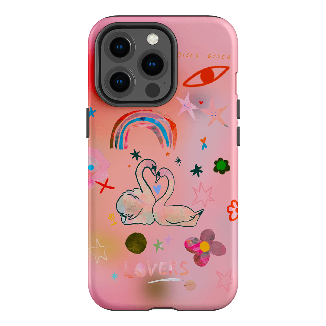 Pink Swan Printed Phone Cases iPhone 13 Pro / Armoured by Kate Eliza - The Dairy