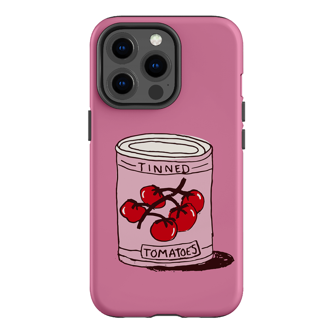 Saucy Pink Printed Phone Cases iPhone 13 Pro / Armoured by The Dairy - The Dairy