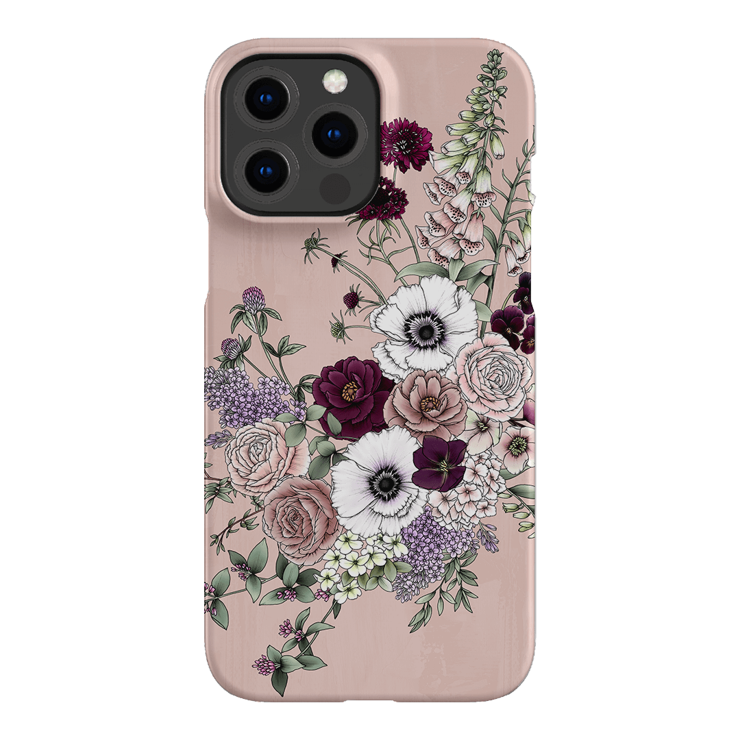 Blush Wildflowers Printed Phone Cases iPhone 13 Pro Max / Snap by Typoflora - The Dairy