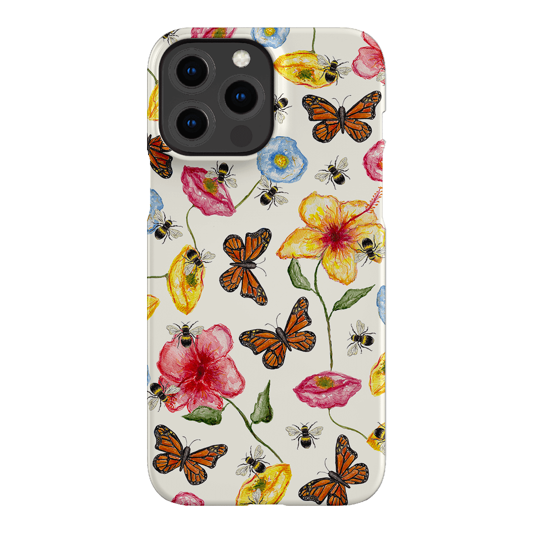 Butterflies & Bees Printed Phone Cases iPhone 13 Pro Max / Snap by BG. Studio - The Dairy