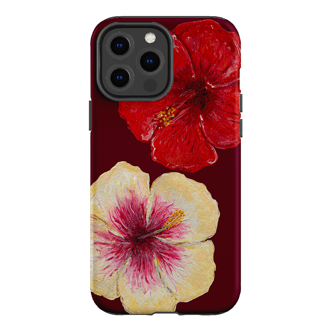 Hibiscus Flower Printed Phone Cases iPhone 13 Pro Max / Armoured by BG. Studio - The Dairy