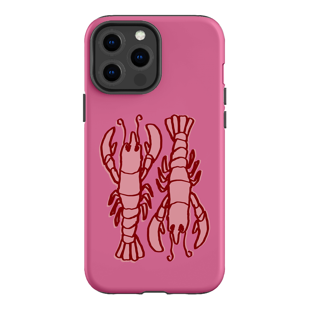 Lobster Love Pink Printed Phone Cases iPhone 13 Pro Max / Armoured by The Dairy - The Dairy