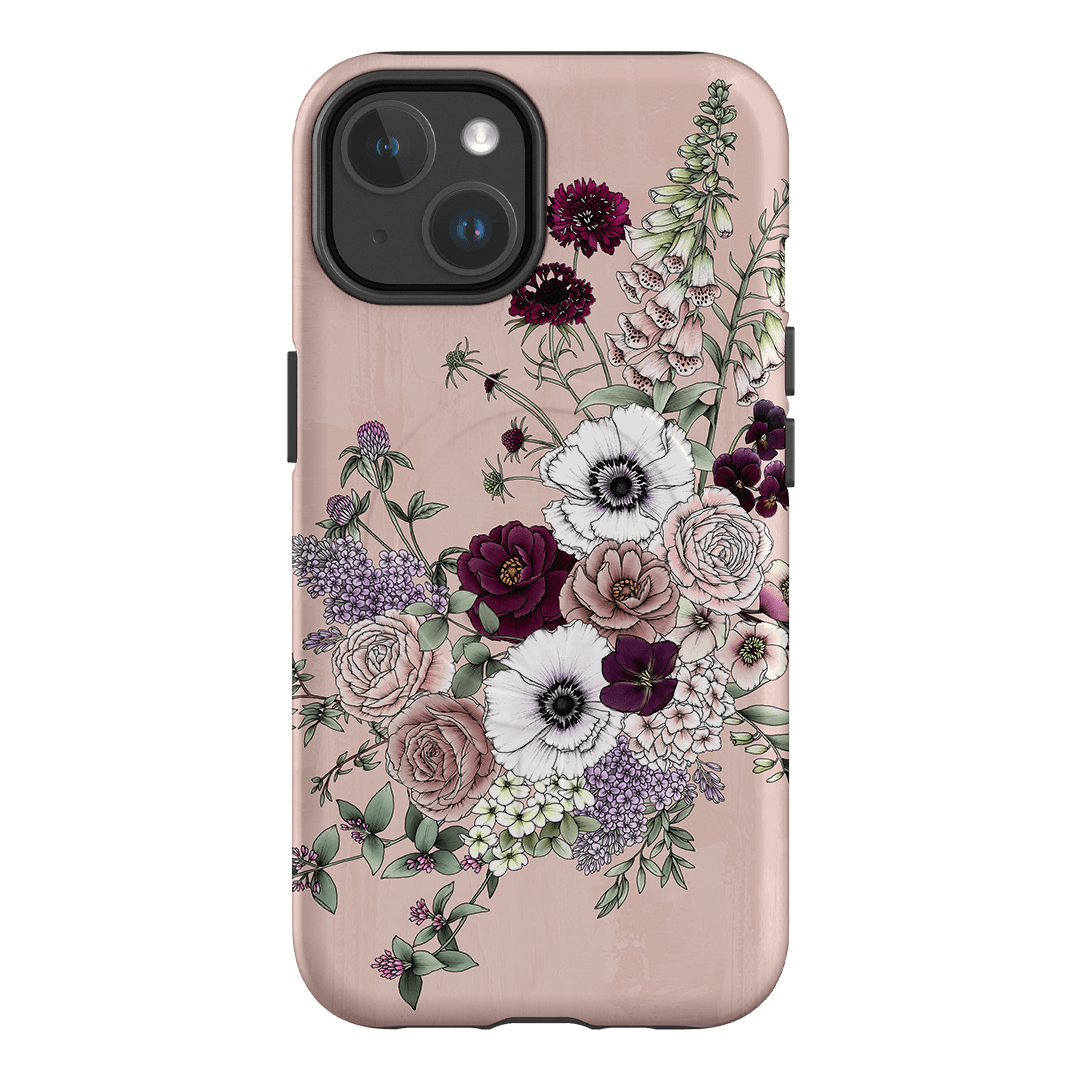 Blush Wildflowers Printed Phone Cases iPhone 14 / Armoured MagSafe by Typoflora - The Dairy