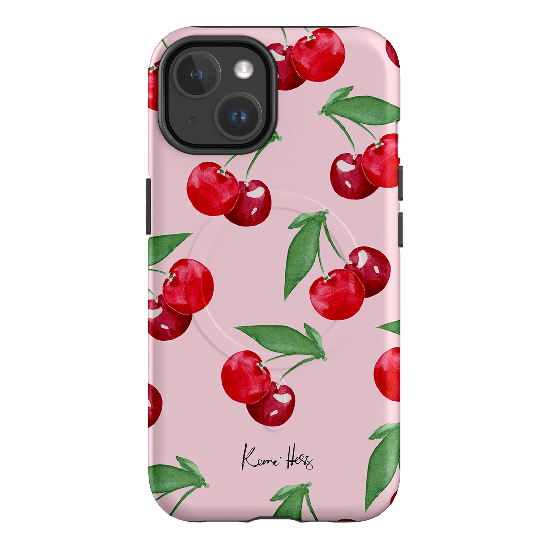 Cherry Rose Printed Phone Cases by Kerrie Hess - The Dairy