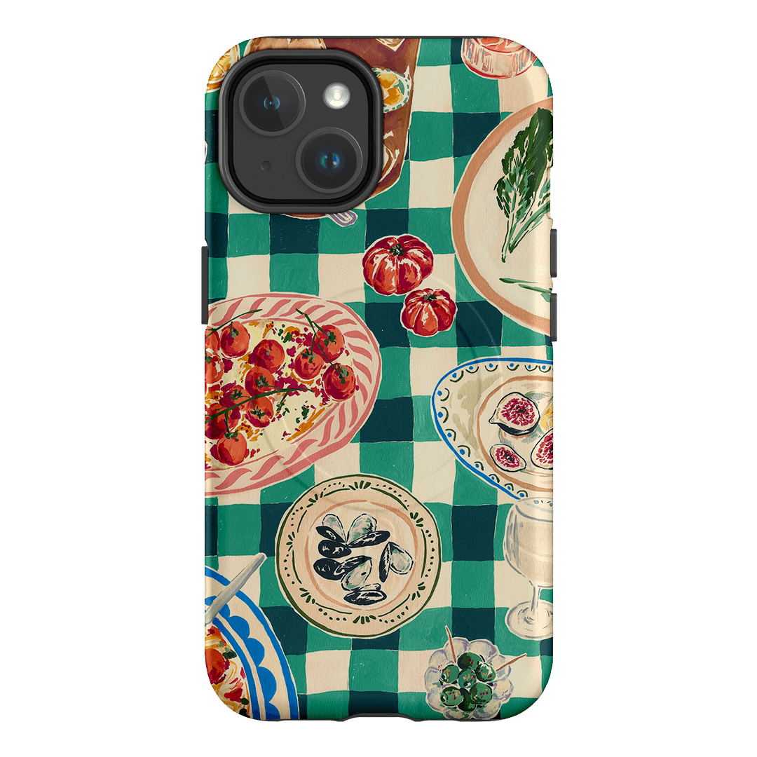 Evening Alfresco Printed Phone Cases iPhone 14 / Armoured MagSafe by Charlie Taylor - The Dairy