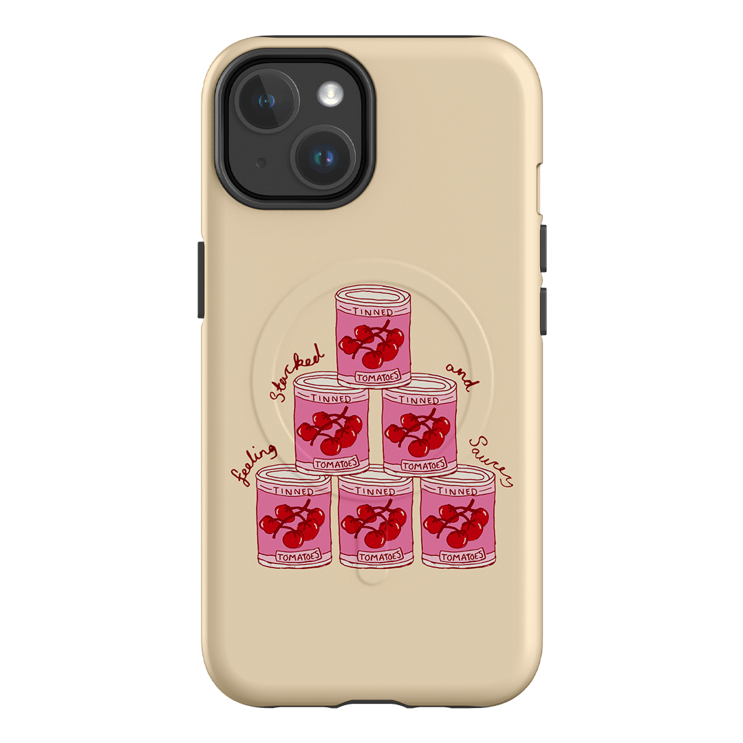 Saucy Supper Printed Phone Cases iPhone 14 / Armoured MagSafe by The Dairy - The Dairy