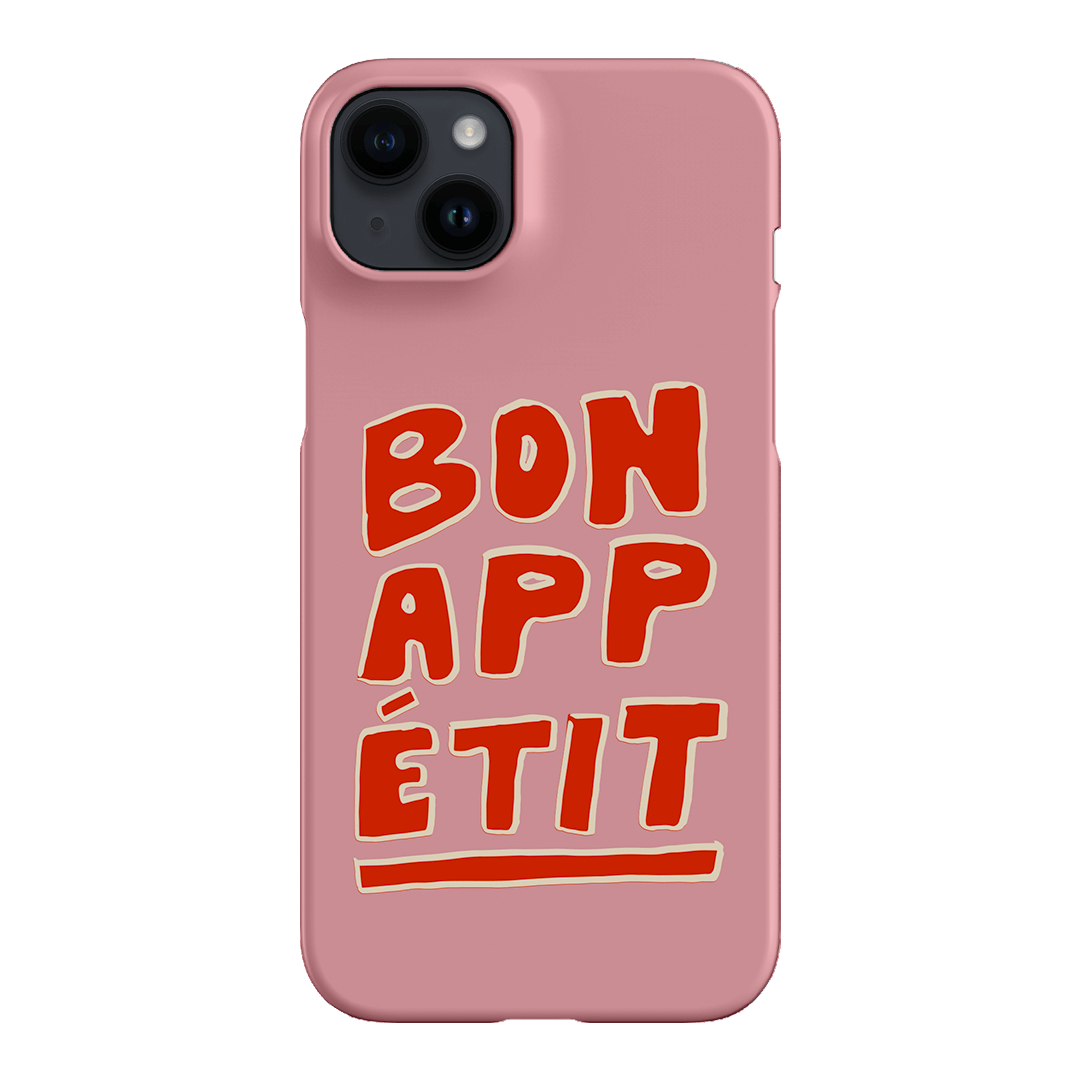 Bon Appetit Pink Printed Phone Cases iPhone 14 Plus / Snap by The Dairy - The Dairy