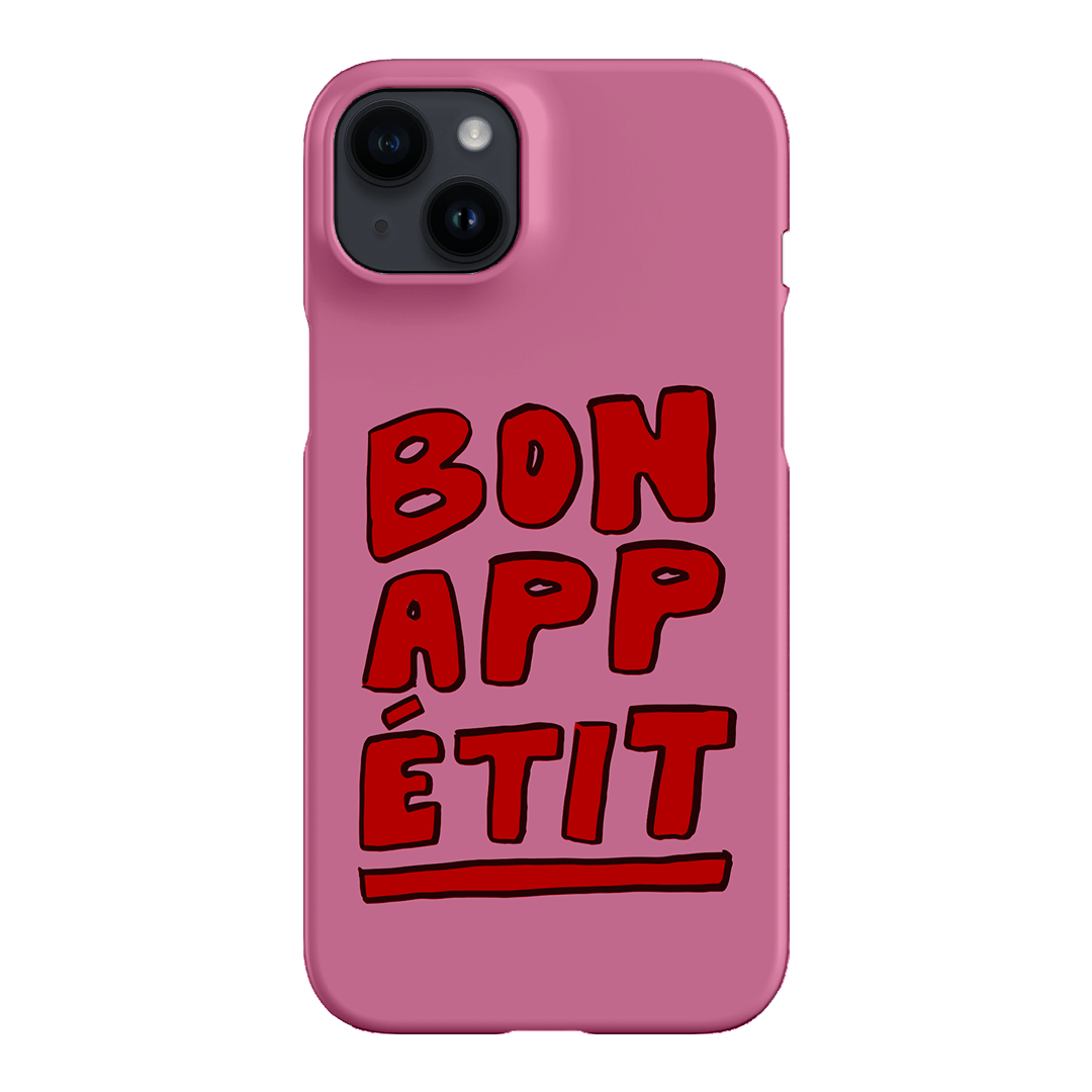 Bon Appetit Red Printed Phone Cases iPhone 14 Plus / Snap by The Dairy - The Dairy