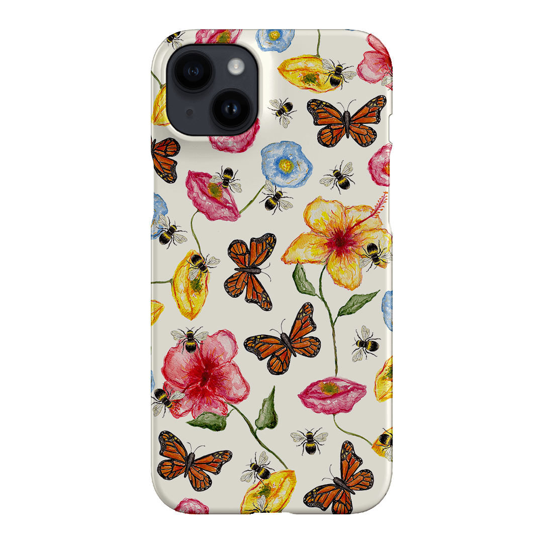 Butterflies & Bees Printed Phone Cases iPhone 14 Plus / Snap by BG. Studio - The Dairy