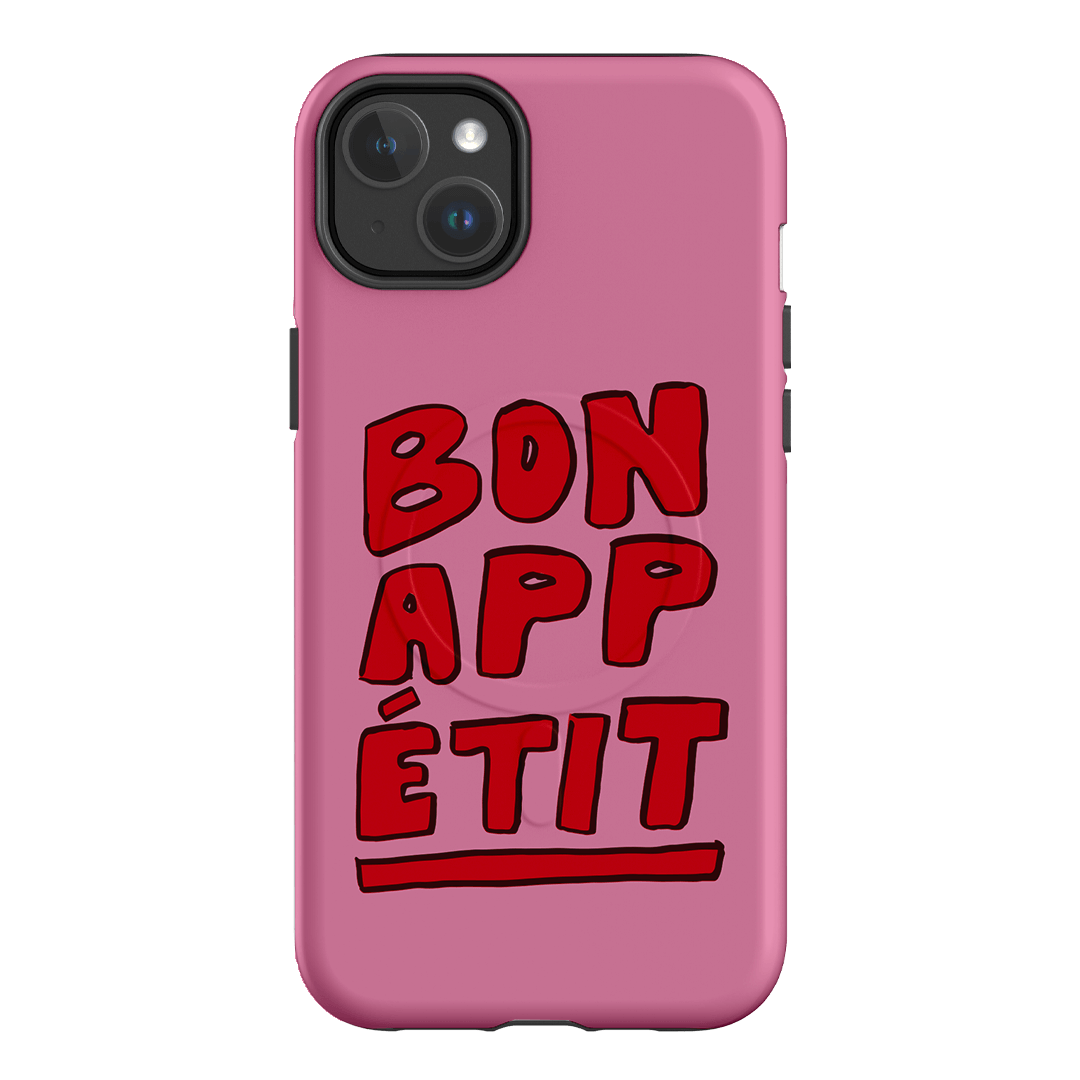 Bon Appetit Red Printed Phone Cases iPhone 14 Plus / Armoured MagSafe by The Dairy - The Dairy