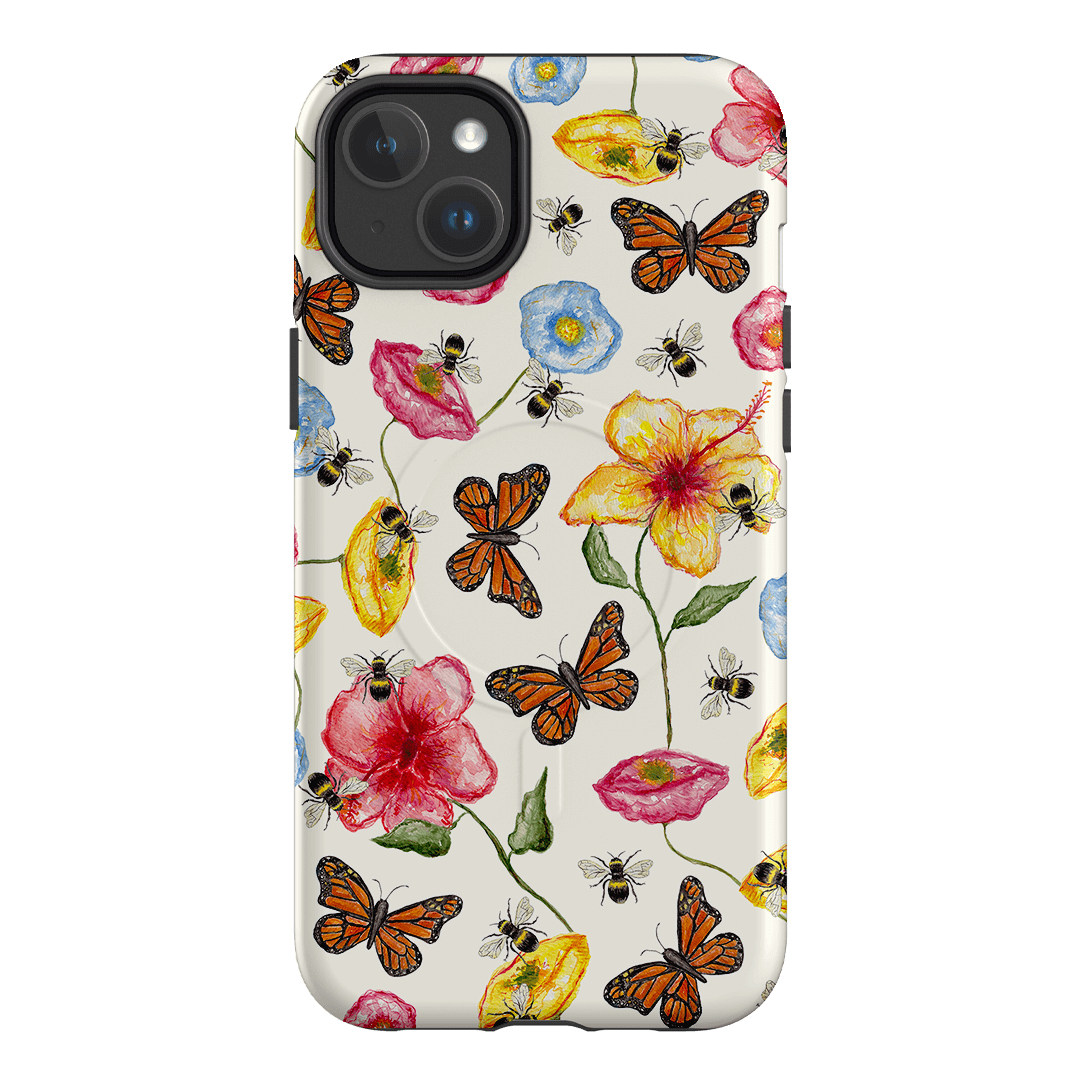 Butterflies & Bees Printed Phone Cases iPhone 14 Plus / Armoured MagSafe by BG. Studio - The Dairy