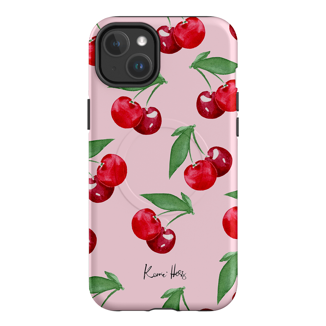 Cherry Rose Printed Phone Cases by Kerrie Hess - The Dairy