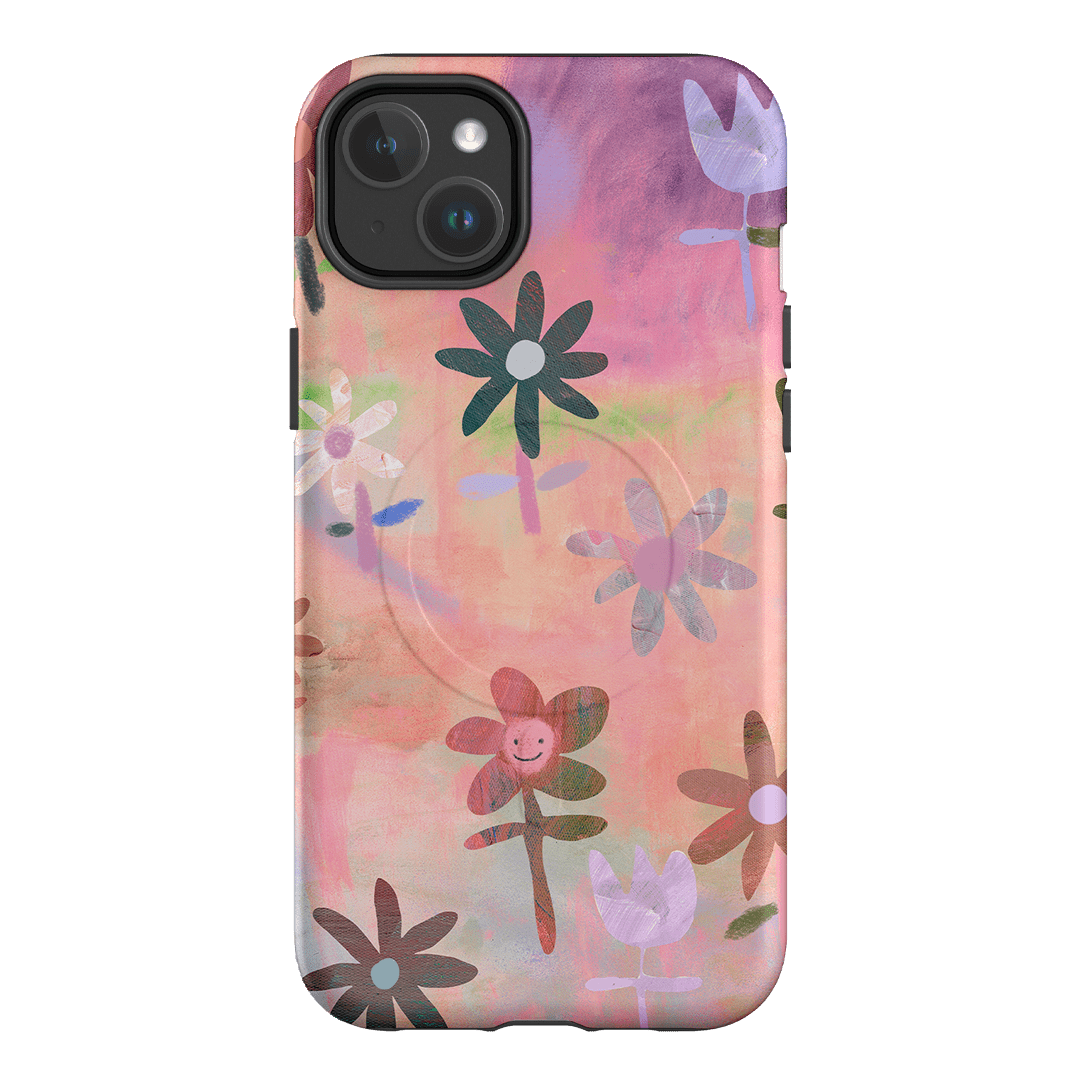 Lazy Daisy Printed Phone Cases iPhone 14 Plus / Armoured MagSafe by Kate Eliza - The Dairy