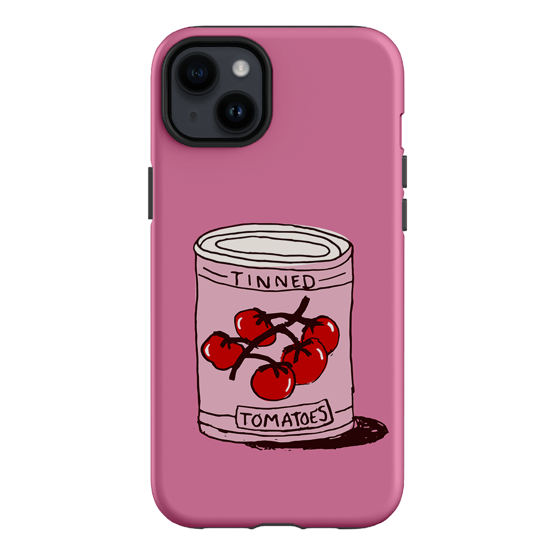 Saucy Pink Printed Phone Cases iPhone 14 Plus / Armoured by The Dairy - The Dairy