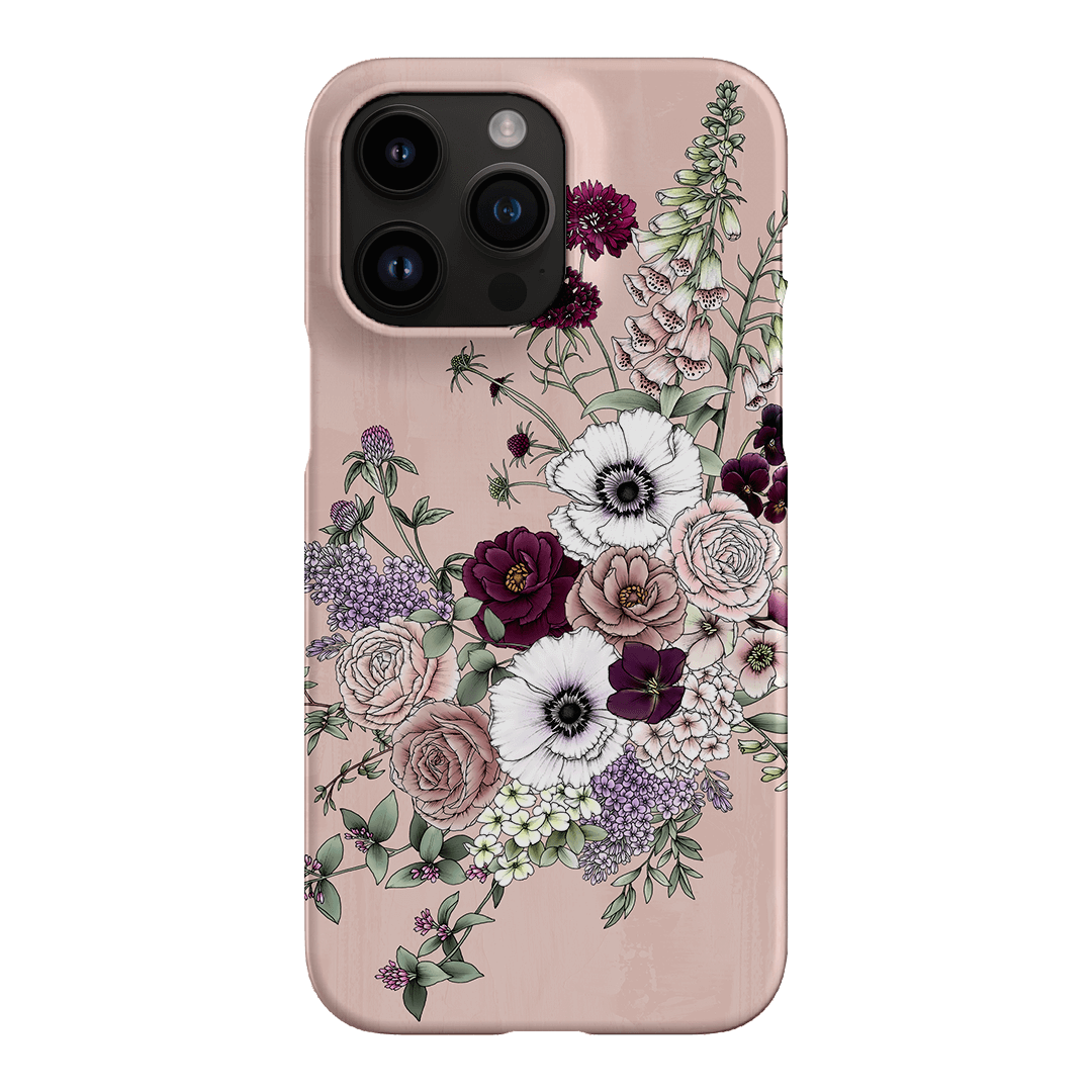 Blush Wildflowers Printed Phone Cases iPhone 14 Pro Max / Snap by Typoflora - The Dairy