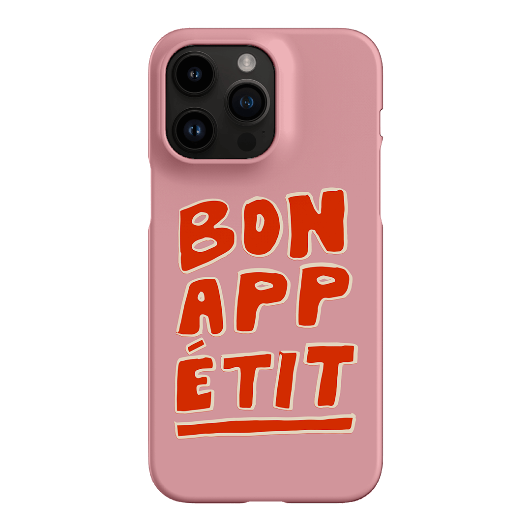 Bon Appetit Pink Printed Phone Cases iPhone 14 Pro Max / Snap by The Dairy - The Dairy