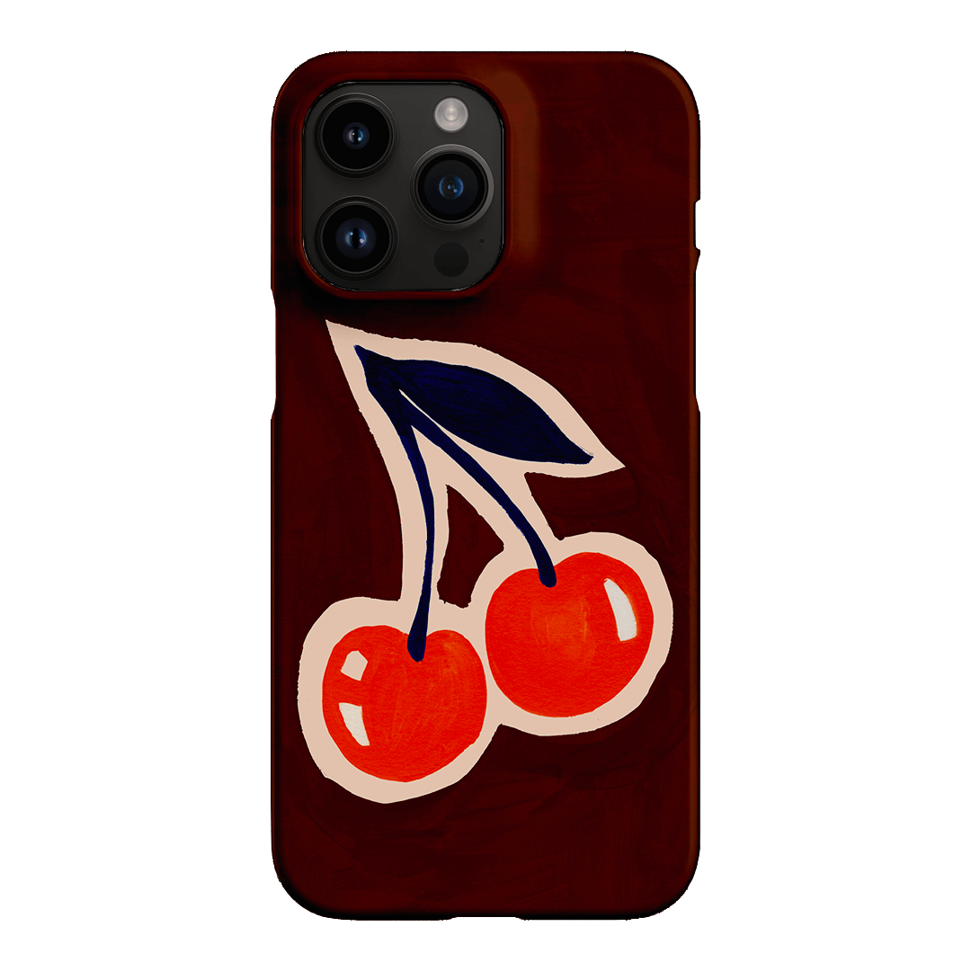 Cherries Printed Phone Cases iPhone 14 Pro Max / Snap by Studio Bon - The Dairy