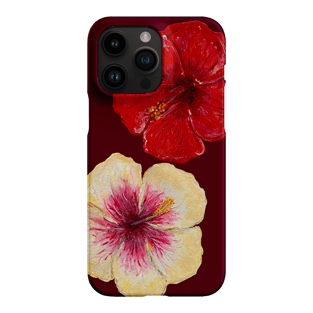 Hibiscus Flower Printed Phone Cases iPhone 14 Pro Max / Snap by BG. Studio - The Dairy