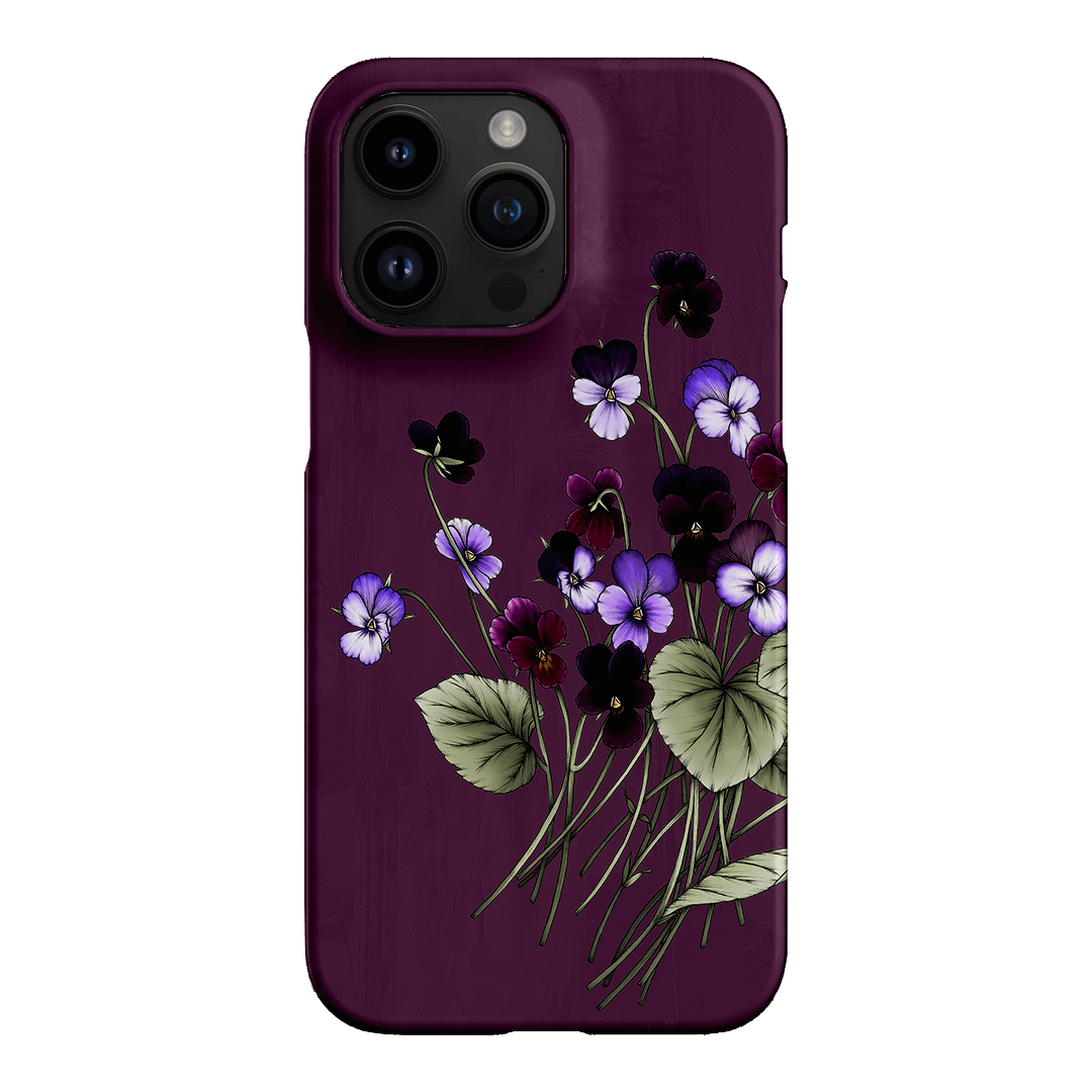 Viola Printed Phone Cases iPhone 14 Pro Max / Snap by Typoflora - The Dairy