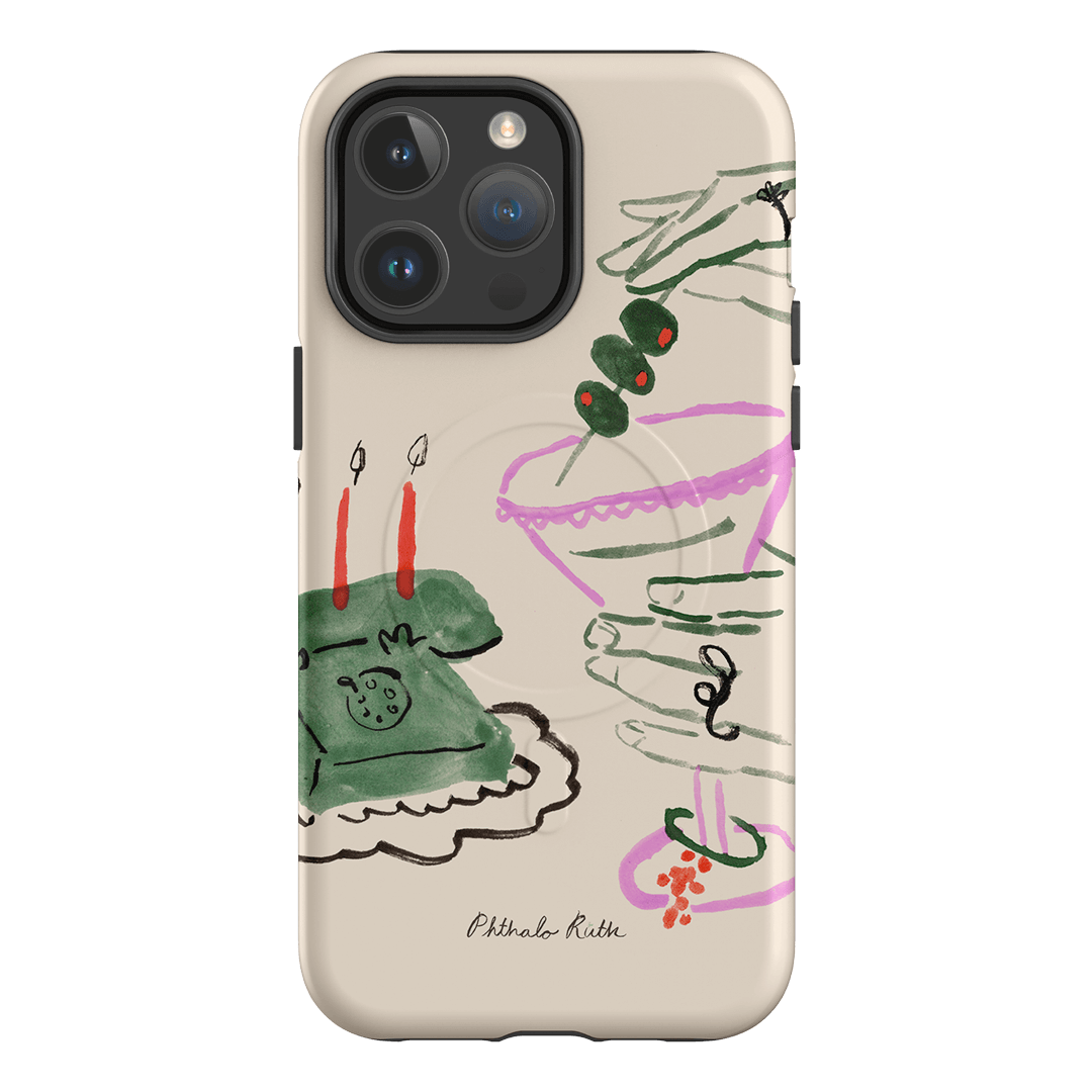 Martini Party Printed Phone Cases iPhone 14 Pro Max / Armoured MagSafe by Phthalo Ruth - The Dairy