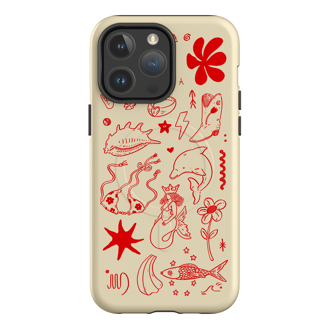 Spiced Cowboy Cream Printed Phone Cases iPhone 14 Pro Max / Armoured MagSafe by Easty Beasty - The Dairy