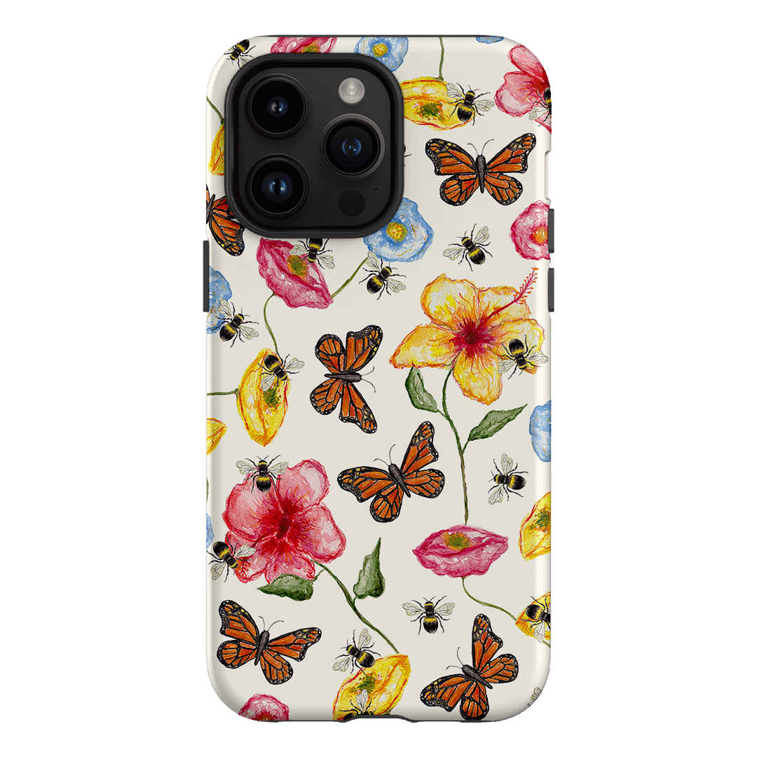 Butterflies & Bees Printed Phone Cases iPhone 14 Pro Max / Armoured by BG. Studio - The Dairy