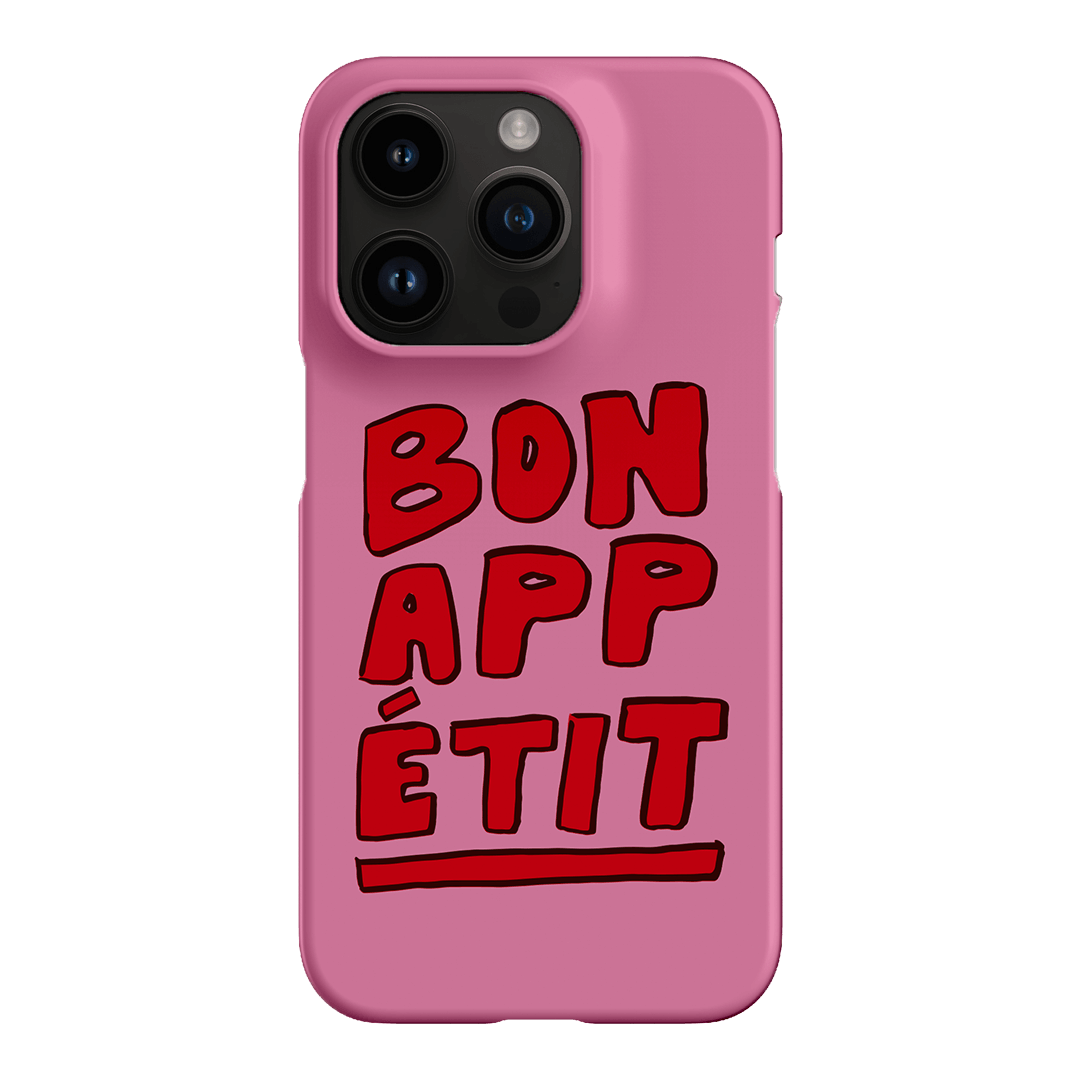 Bon Appetit Red Printed Phone Cases iPhone 14 Pro / Snap by The Dairy - The Dairy