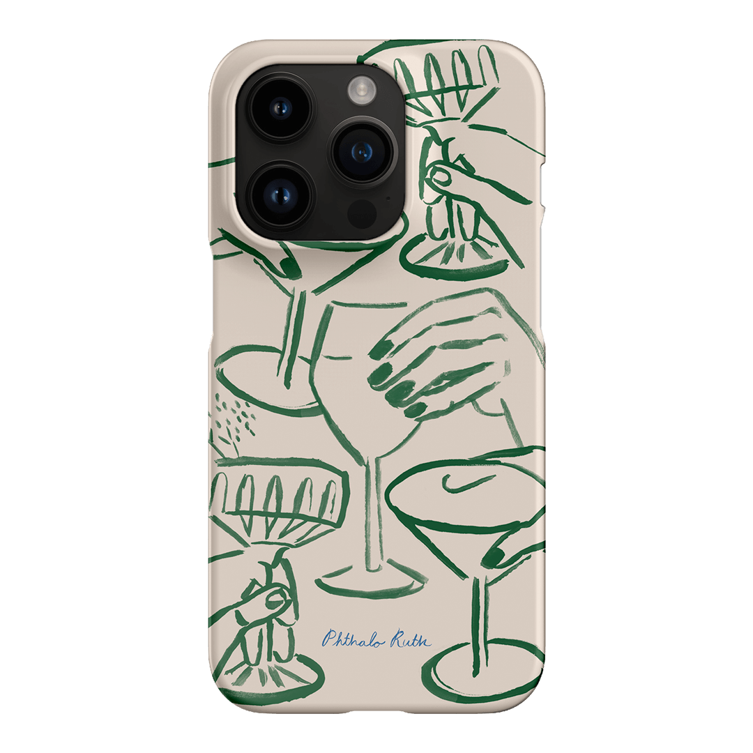 Cheers Printed Phone Cases iPhone 14 Pro / Snap by Phthalo Ruth - The Dairy