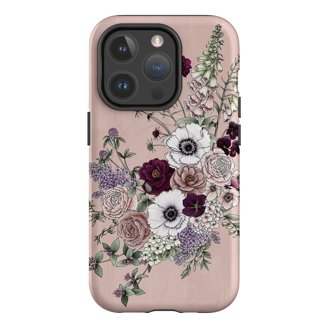 Blush Wildflowers Printed Phone Cases iPhone 14 Pro / Armoured MagSafe by Typoflora - The Dairy