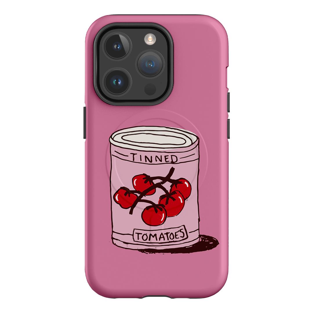 Saucy Pink Printed Phone Cases iPhone 14 Pro / Armoured MagSafe by The Dairy - The Dairy