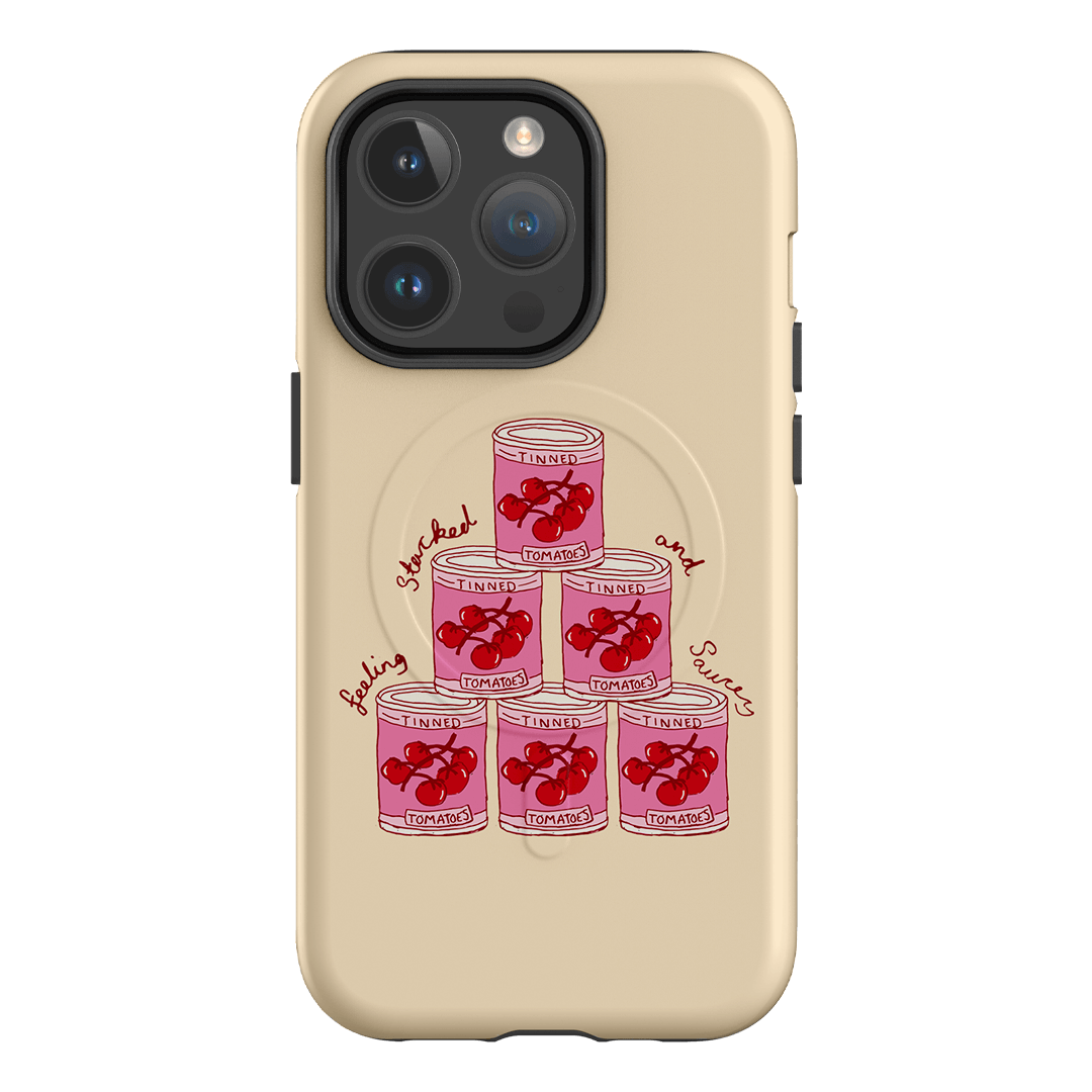 Saucy Supper Printed Phone Cases iPhone 14 Pro / Armoured MagSafe by The Dairy - The Dairy