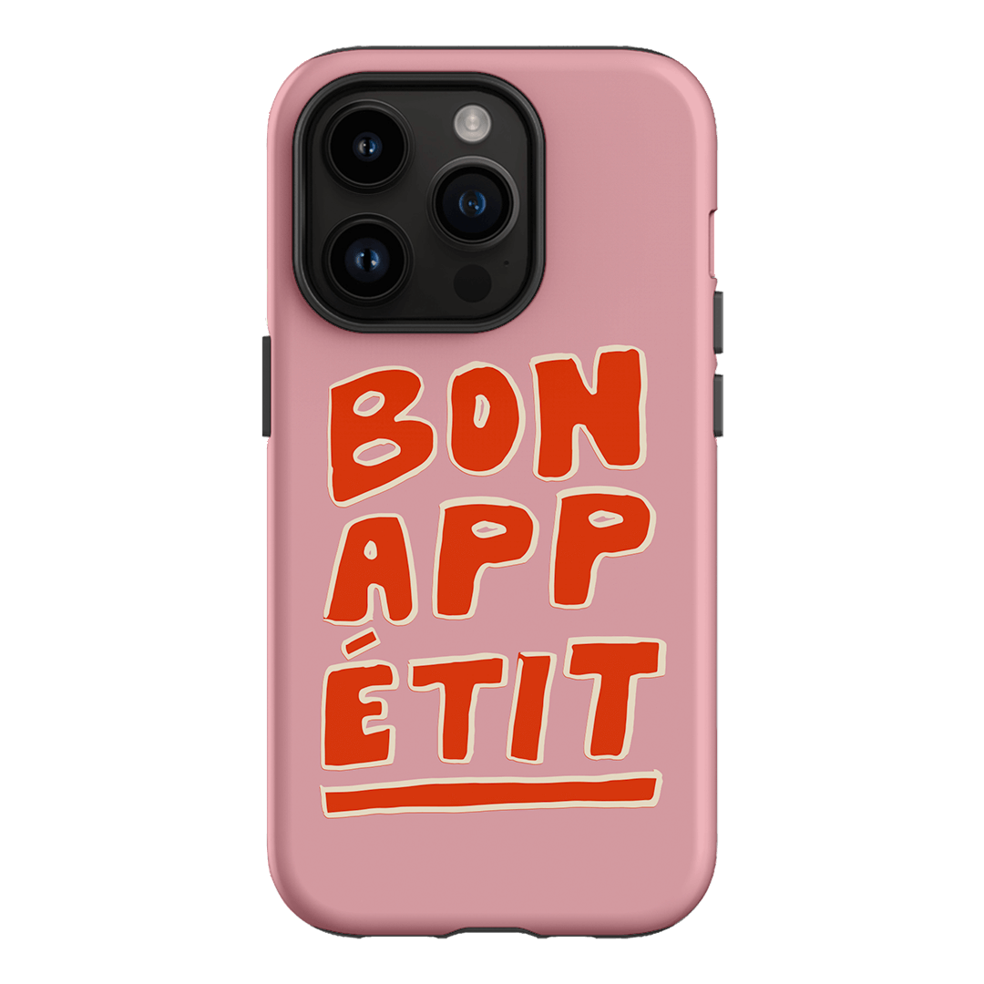 Bon Appetit Pink Printed Phone Cases iPhone 14 Pro / Armoured by The Dairy - The Dairy